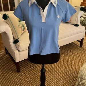 Prince Pickleball Blue Polo Athletic Top Size Small